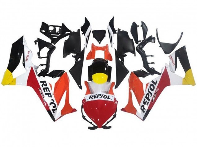 2021-2023 Orange White Red Yellow Glossy Black Repsol Honda CBR650R Motorcycle Fairings UK