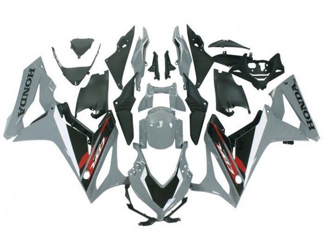 2021-2023 Nardo Grey Glossy Black Red Honda CBR650R Motorcycle Fairings UK