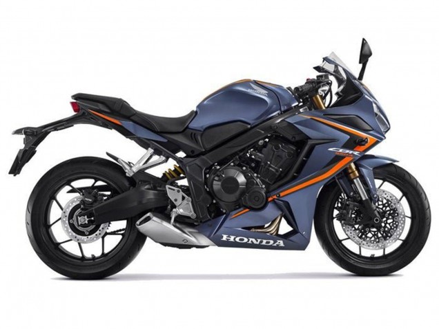 2021-2023 Matte Dark Blue Orange Black Honda CBR650R Motorcycle Fairings UK