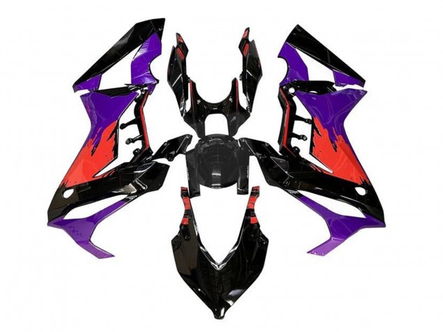 2021-2023 Purple Red Glossy Black Honda CBR650R Motorcycle Fairings UK