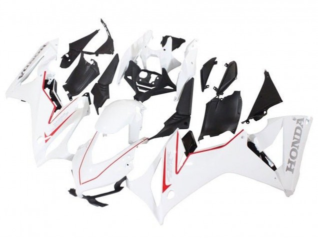 2021-2023 White Red Black Honda CBR650R Motorcycle Fairings UK