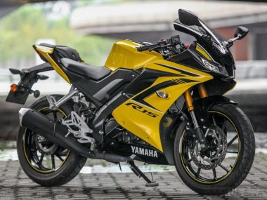 Buy 2018-2024 Yellow Black Yamaha YZF R15 Motorcycle Fairings UK