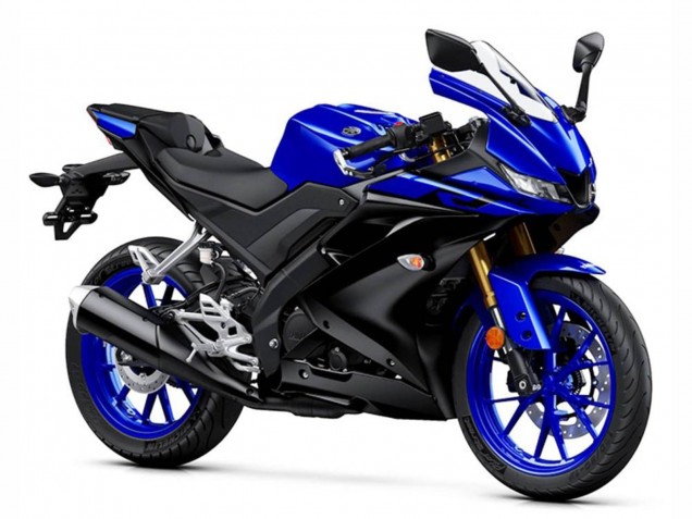 2018-2024 Blue Matte Black Yamaha YZF R15 Motorcycle Fairings UK