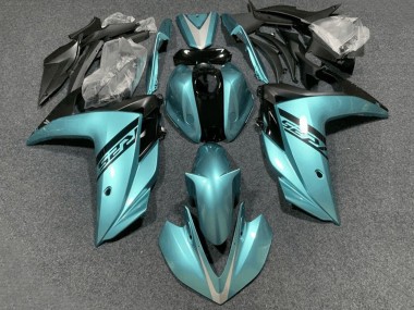 Buy 2015-2018 Light Blue Black Yamaha YZF R3/R25 Motorcycle Fairings UK