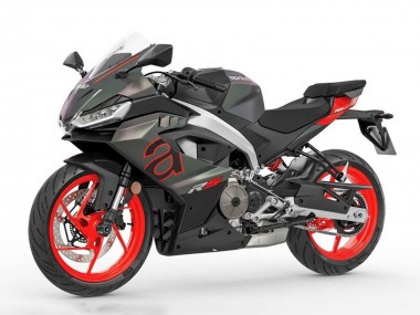 Buy 2024-2025 Matte Black Grey Red Aprilia RS457 Motorcycle Fairings UK
