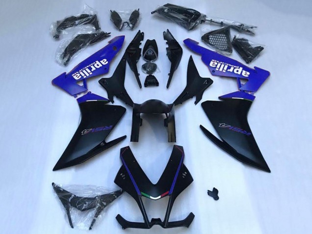 2009-2015 Matte Black Blue Aprilia RSV4 1000 Motorcycle Fairings UK