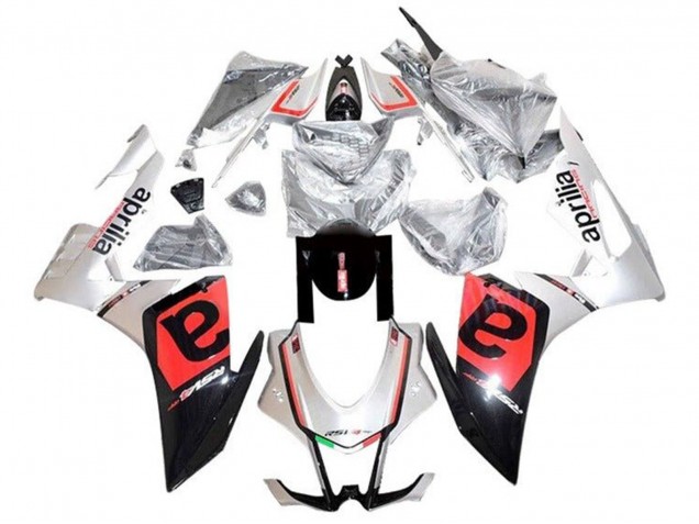 2009-2015 Silver Black Red Aprilia RSV4 1000 Motorcycle Fairings UK