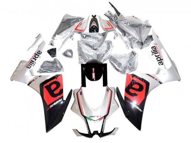 2016-2020 Silver Black Red Aprilia RSV4 1000 Motorcycle Fairings UK