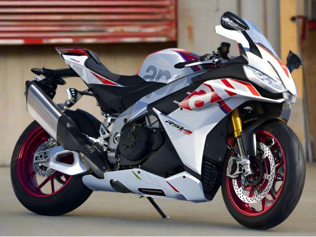 2021-2024 White Red Blue Aprilia RSV4 1100 Motorcycle Fairings UK
