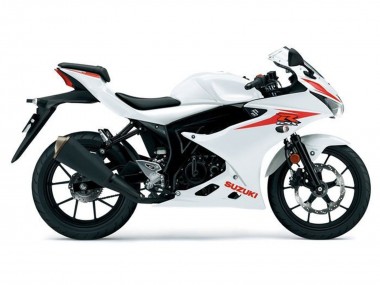 Buy 2017-2025 White Red Suzuki GSXR125 Motorcycle Fairings UK