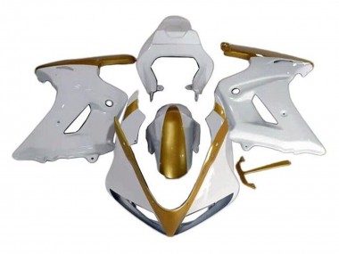 Buy 2003-2013 White Gold Suzuki SV650 Motorcycle Fairings UK