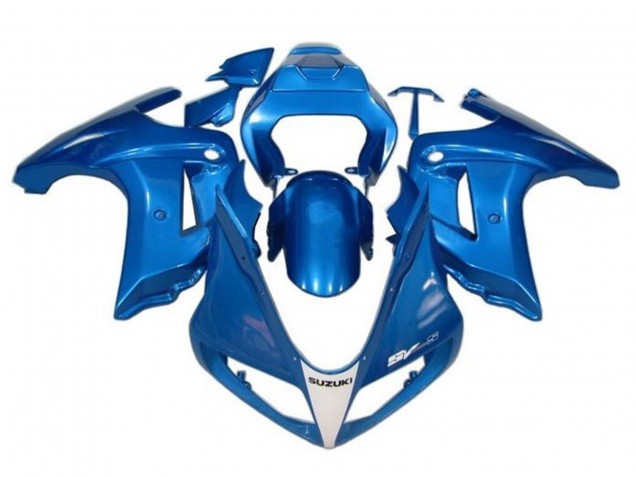 2003-2013 Blue White Suzuki SV650 Motorcycle Fairings UK