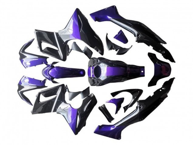 2002-2006 Silver Purple Glossy Black Honda CBR125R Motorcycle Fairings UK