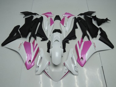 Buy 2002-2006 White Pink Matte Black Honda CBR125R Motorcycle Fairings UK