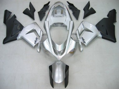 Buy 2004-2005 Glossy Silver Matte Black Kawasaki ZX10R Motorcycle Fairings UK
