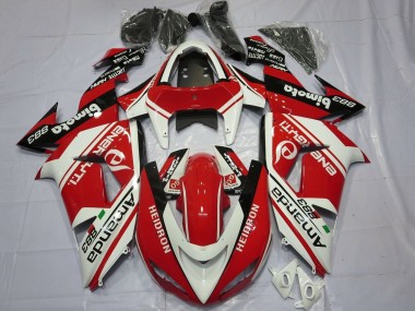 Buy 2006-2007 White Red Black Amauda 883 Heidron Kawasaki ZX10R Motorcycle Fairings UK