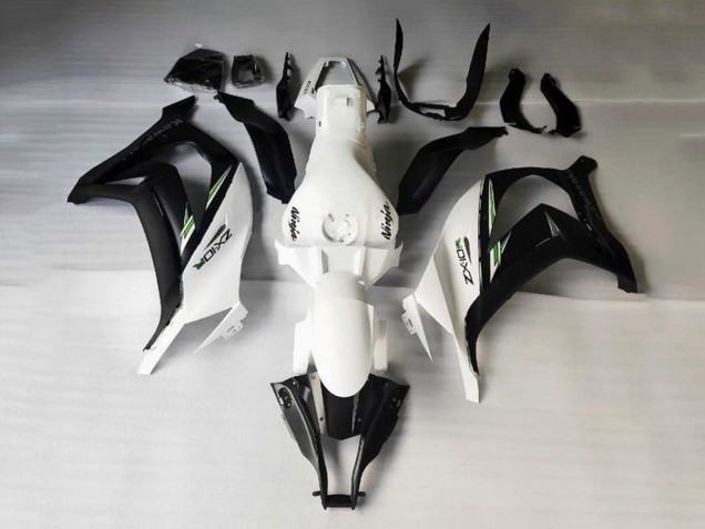 2016-2020 White Black Green Stripe Kawasaki ZX10R Motorcycle Fairings UK