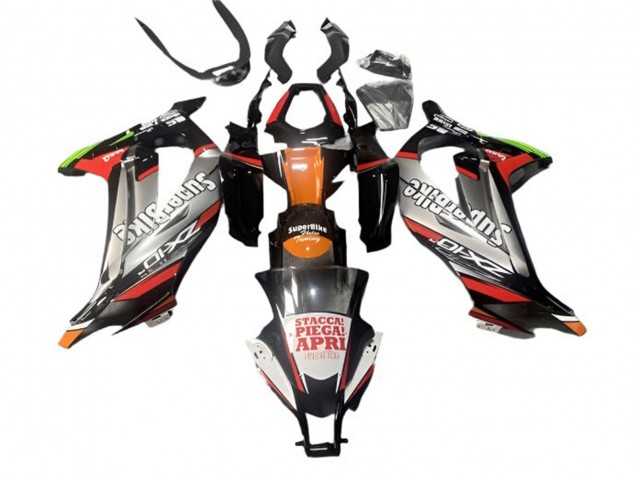 2016-2020 Silver Black Red Orange Superbike Kawasaki ZX10R Motorcycle Fairings UK