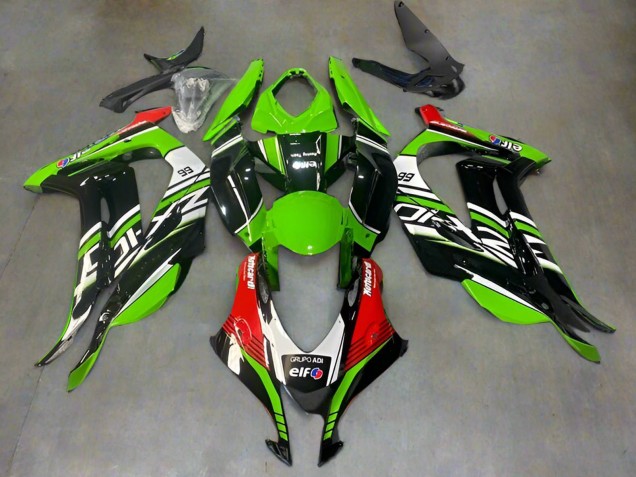 2016-2020 Green Black Red White Elf Kawasaki ZX10R Motorcycle Fairings UK