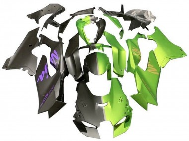 Buy 2021-2025 Matte Black Matte Green Split Kawasaki ZX10R Motorcycle Fairings UK