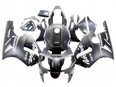 Buy 2000-2001 Matte Black White Kawasaki ZX12R Motorcycle Fairings UK