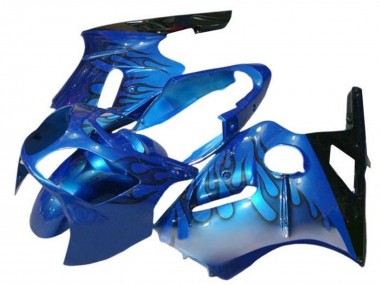 Buy 2002-2006 Blue Flame Black Kawasaki ZX12R Motorcycle Fairings UK