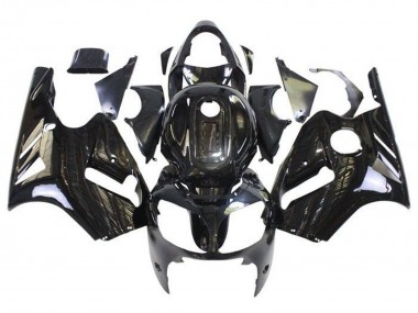 Buy 2002-2006 Glossy Black Kawasaki ZX12R Motorcycle Fairings UK