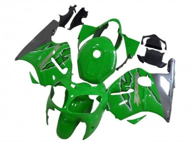 Buy 2002-2006 Green Silver Kawasaki ZX12R Motorcycle Fairings UK