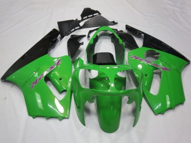 Buy 2002-2006 Green Black Purple Kawasaki ZX12R Motorcycle Fairings UK