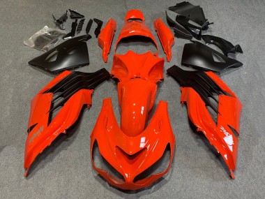 Buy 2006-2011 Red Matte Black Kawasaki ZX14R ZZR1400 Motorcycle Fairings UK