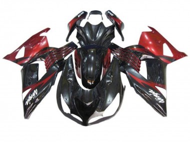 Buy 2006-2011 Red Glossy Black White Decal Kawasaki ZX14R ZZR1400 Motorcycle Fairings UK