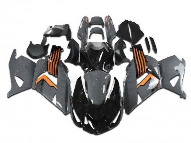 Buy 2006-2011 Grey Orange Black Kawasaki ZX14R ZZR1400 Motorcycle Fairings UK