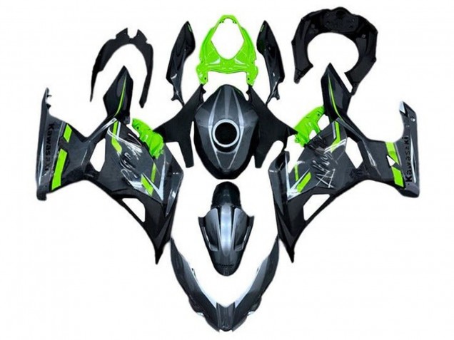 2018-2024 Green Grey Kawasaki Ninja 400 Motorcycle Fairings UK
