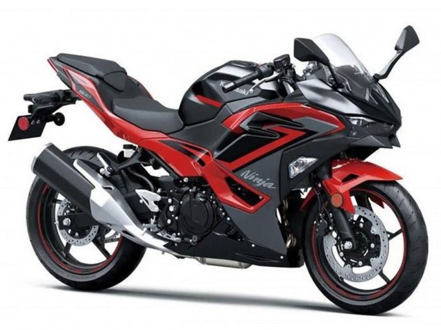 2024-2025 Black Red Grey Kawasaki Ninja 500 EX500R Motorcycle Fairings UK
