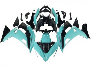 Buy 2017-2019 Light Blue Black Kawasaki Ninja 650 EX650 Motorcycle Fairings UK