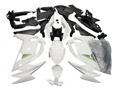 Buy 2020-2024 Glossy White Green Kawasaki Ninja 650 EX650 Motorcycle Fairings UK