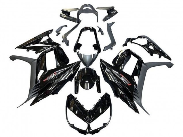 2010-2016 Glossy Black Kawasaki Z1000SX Motorcycle Fairings UK