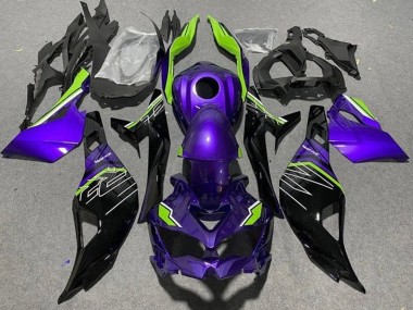 Buy 2019-2025 Purple Green Glossy Black Kawasaki ZX25R ZX-25R Motorcycle Fairings UK