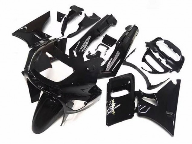 1993-2007 Glossy Black Kawasaki ZZR400 Motorcycle Fairings UK