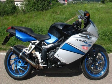 Buy 2005-2010 Silver Blue Black BMW K1200S Motorcycle Fairings UK