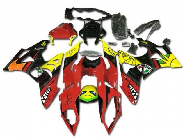 2009-2014 Yellow Red Black Shark BMW S1000RR Motorcycle Fairings UK