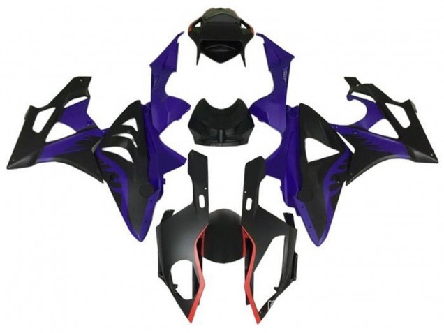 2009-2014 Purple Red Matte Black BMW S1000RR Motorcycle Fairings UK