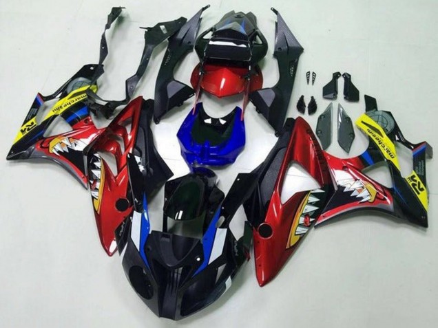 2009-2014 Red Blue Yellow Black Shark BMW S1000RR Motorcycle Fairings UK