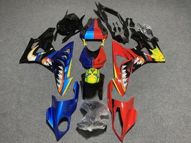 Buy 2009-2014 Blue Red Yellow Black Shark BMW S1000RR Motorcycle Fairings UK