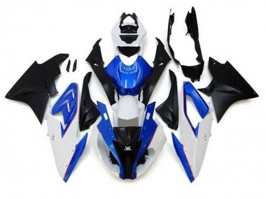 Buy 2015-2016 White Blue Matte Black BMW S1000RR Motorcycle Fairings UK