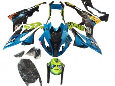 Buy 2015-2016 Yellow Blue Black Shark BMW S1000RR Motorcycle Fairings UK