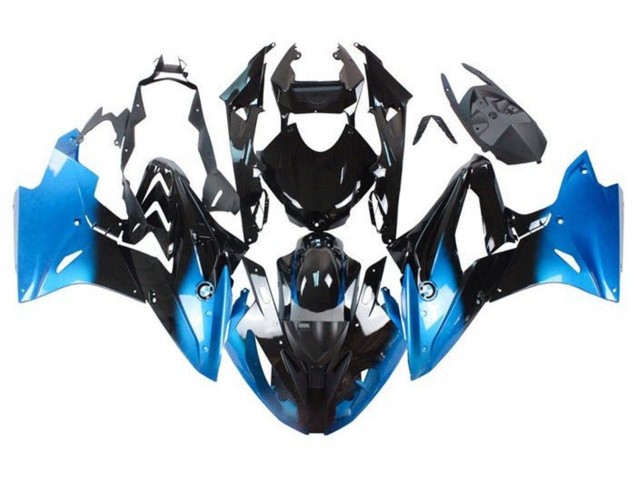 2015-2016 Blue Glossy Black BMW S1000RR Motorcycle Fairings UK