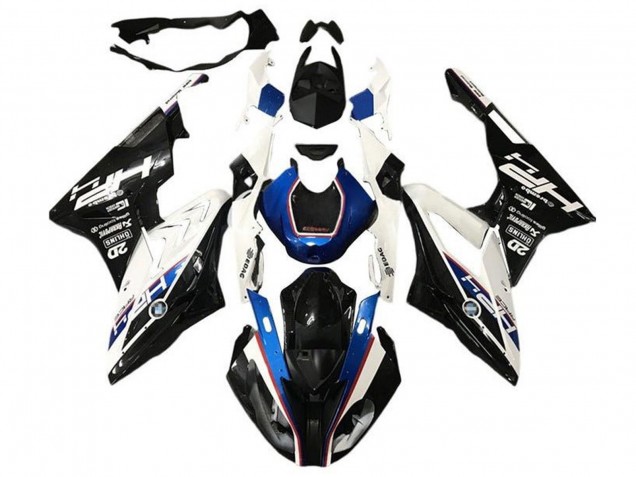 2015-2016 White Blue Glossy Black HP BMW S1000RR Motorcycle Fairings UK