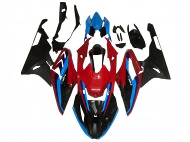 Buy 2015-2016 Red Blue Black Stripe BMW S1000RR Motorcycle Fairings UK