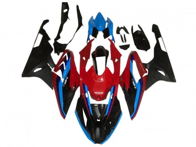 2015-2016 Red Blue Black Stripe BMW S1000RR Motorcycle Fairings UK